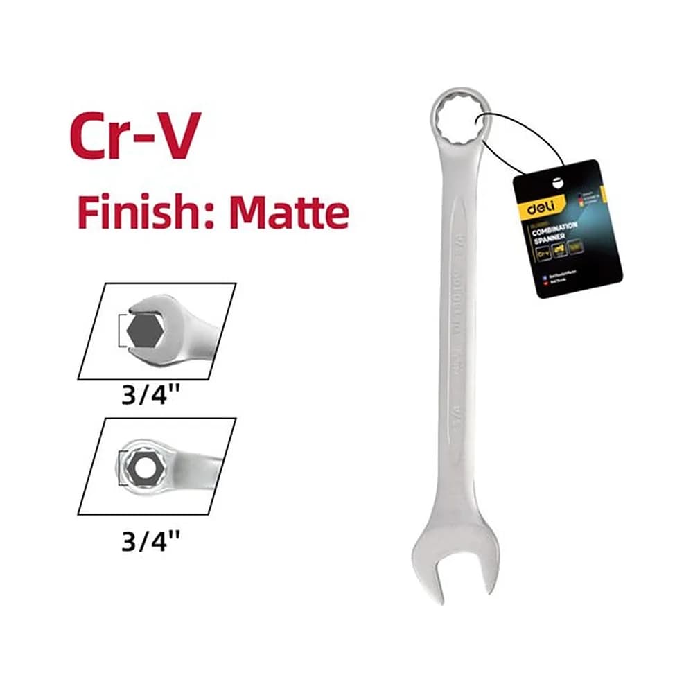 Chave combinada 3/4" Deli
