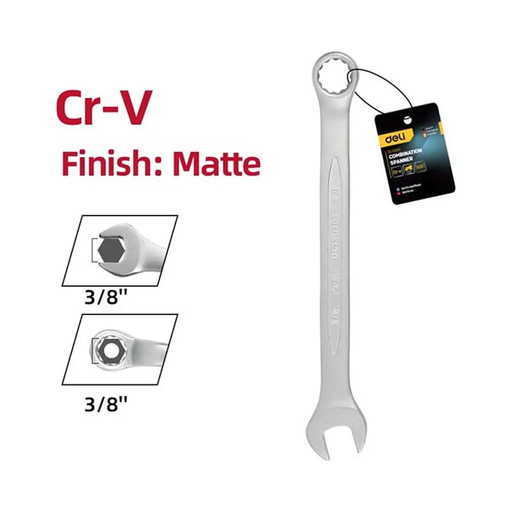 Chave combinada 3/8" Deli