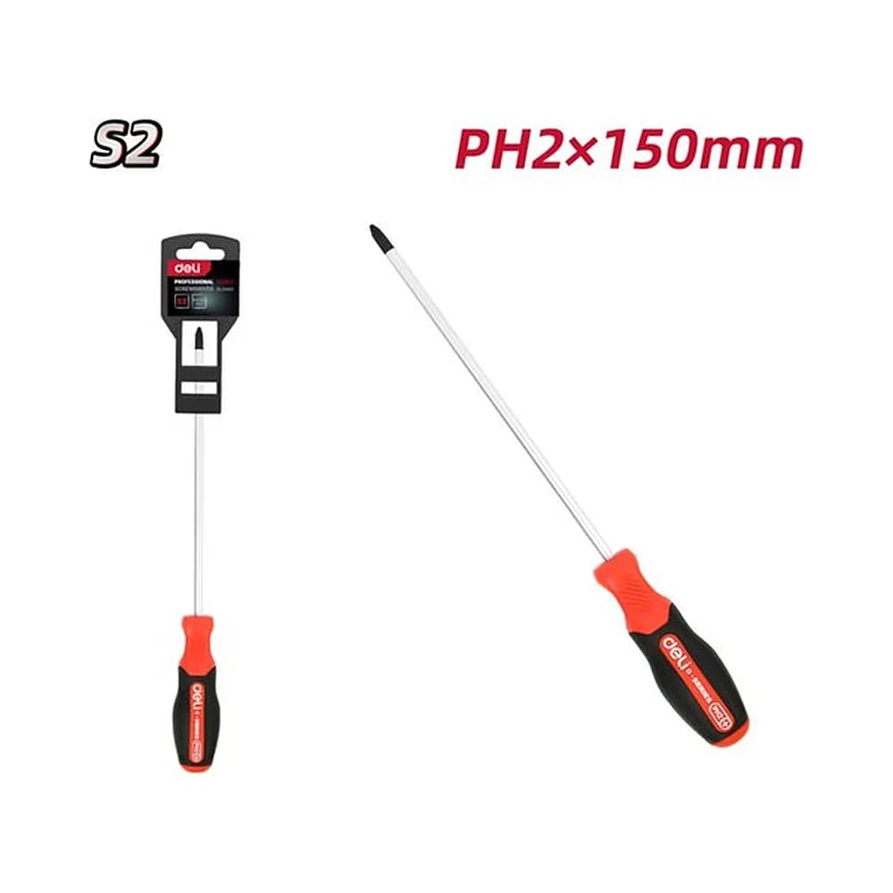 Chave Phillips Magnética Pro PH2x150mm Deli