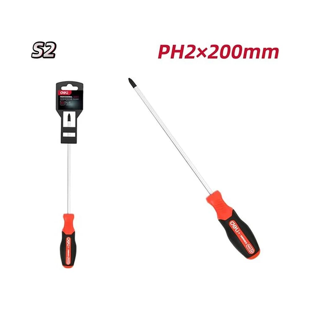 Chave Phillips Magnética Pro PH2x200mm Deli