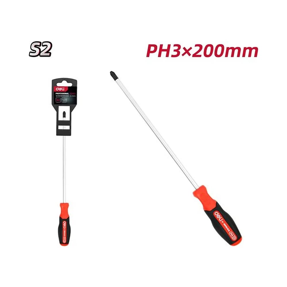 Chave Phillips Magnética Pro PH3x200mm Deli