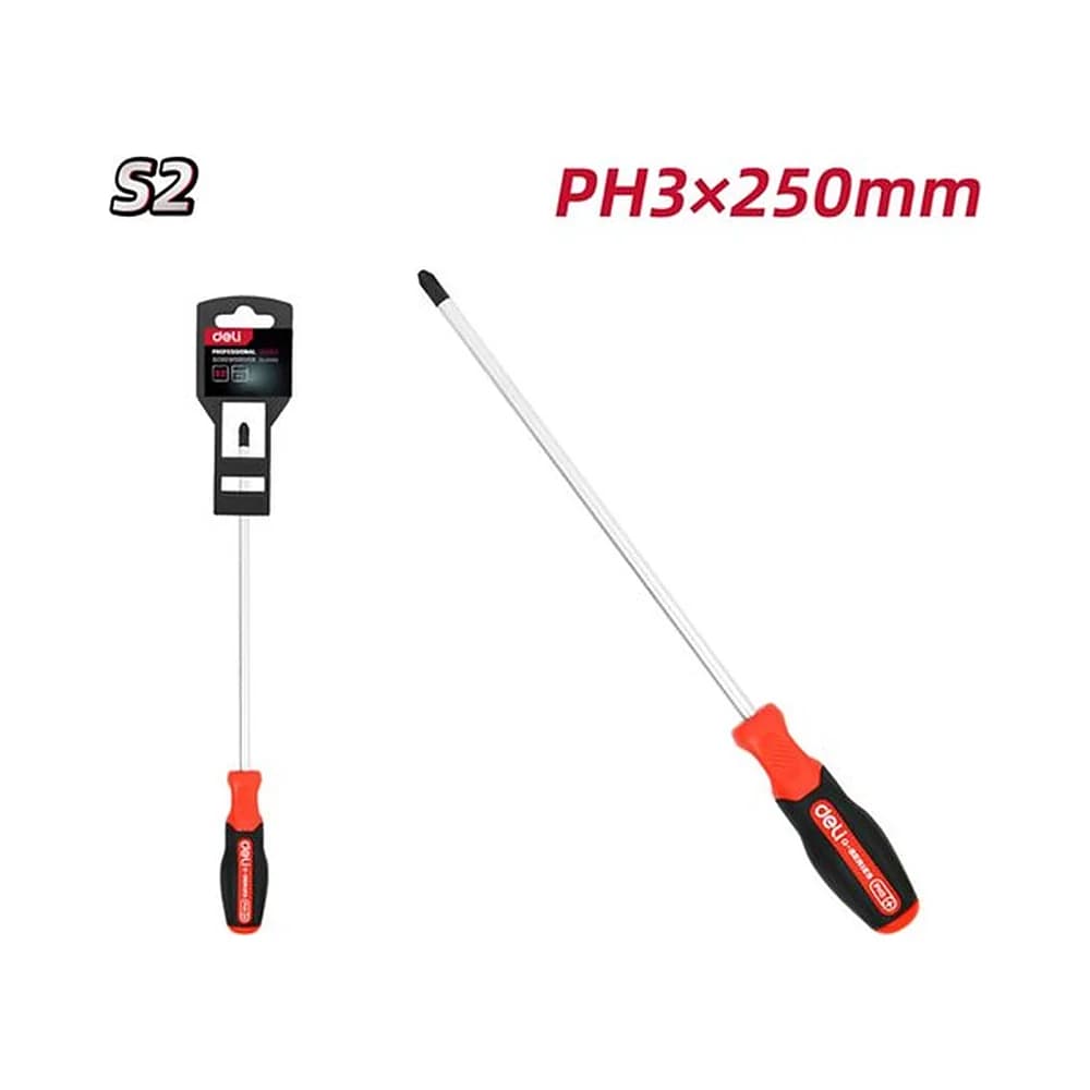 Chave Phillips Magnética Pro PH3x250mm Deli