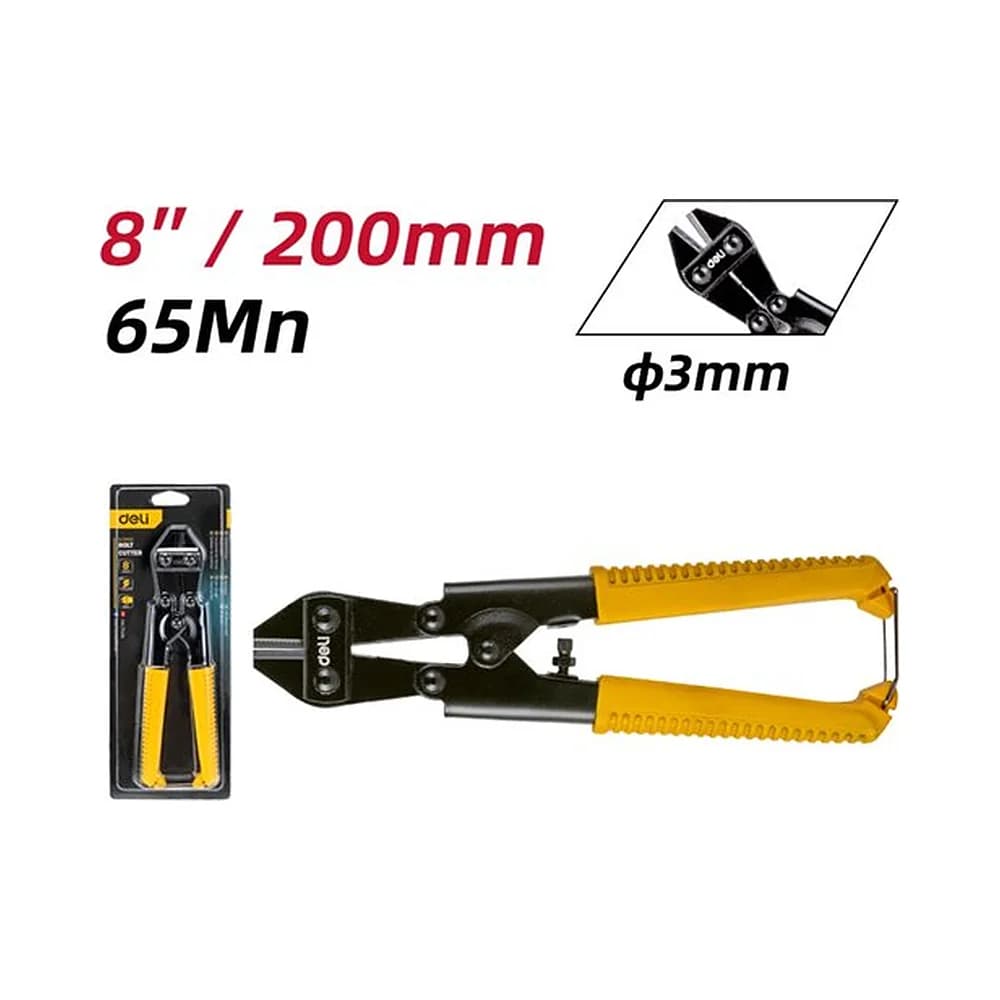 Corta-vergalhão emborrachado 8" de 20cm Deli