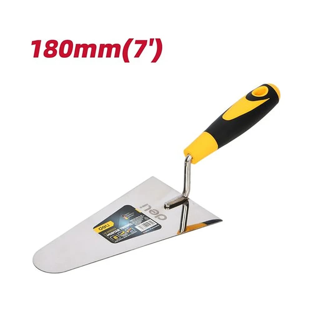 Colher de pedreiro triangular 7" 180mm Deli